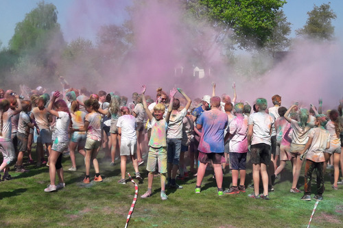 Foto bij Color run 2019