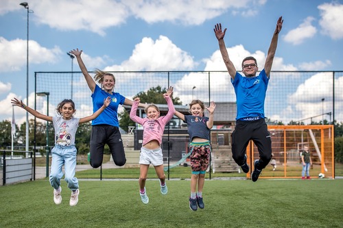 Rennen bij Sportstuif Asten